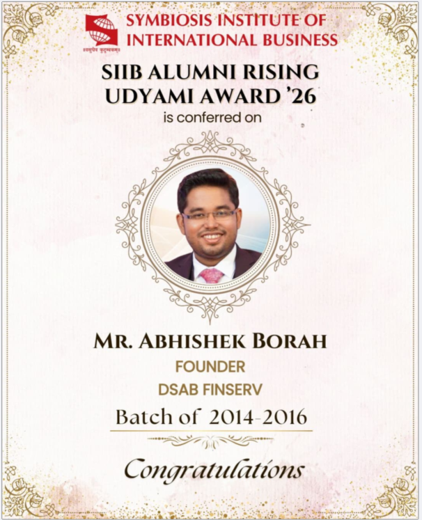 SIIB Rising Udyami Award 2026 — Abhishek Borah